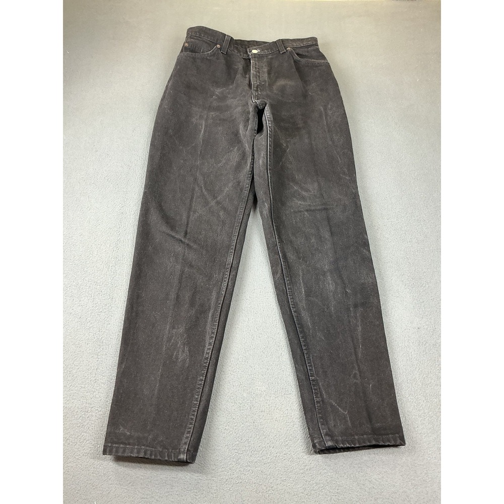 Levis 951 Jeans Womens 12 Black Relaxed Tapered Leg High Rise Vintage USA Made